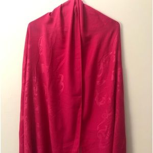 Pashmina large shawl with fringe